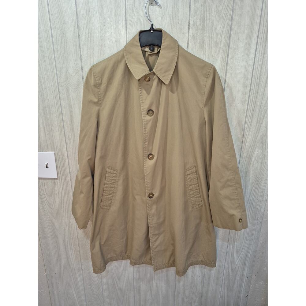 Harbor Master Trench Coat Buoy Cloth Size 42 Long New York Chicago Winter Fall